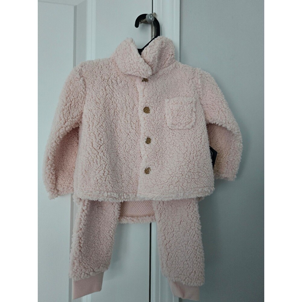 Modern Moments By Gerber Baby Knit Cardigan Sweater & Jogger Set 2 Piece 12 Mnth